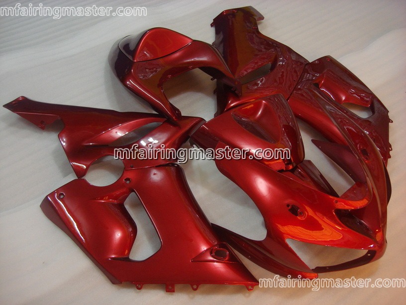 (image for) Fit for Honda CBR600RR F5 2005 2006 fairing kit injection molding Red