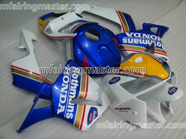 (image for) Fit for Honda CBR600RR F5 2005 2006 fairing kit injection molding Rothmans blue white