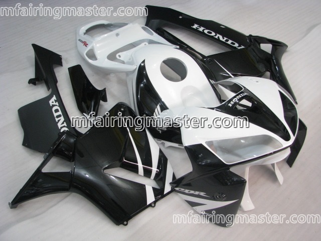 (image for) Fit for Honda CBR600RR F5 2005 2006 fairing kit injection molding Black white