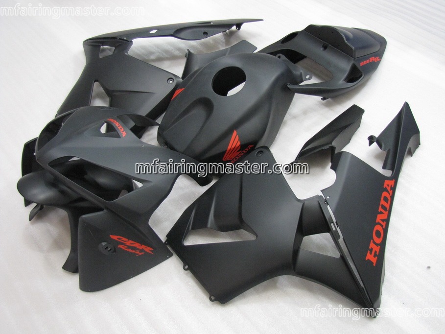 (image for) Fit for Honda CBR600RR F5 2005 2006 fairing kit injection molding Matte black