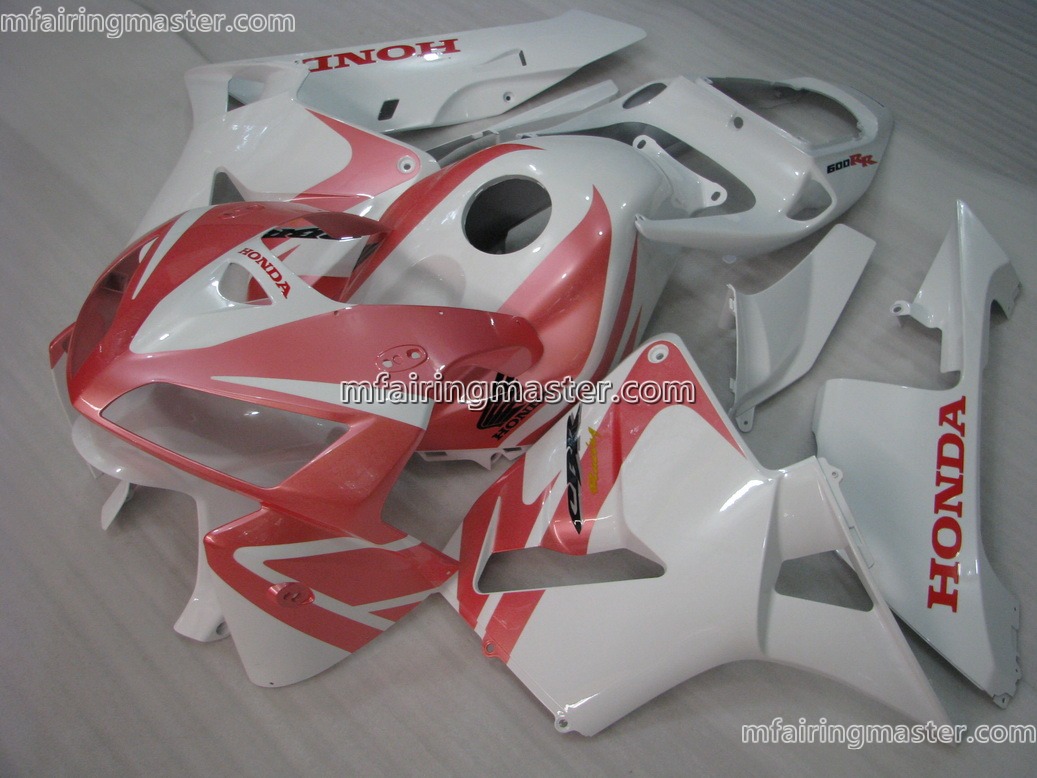 (image for) Fit for Honda CBR600RR F5 2005 2006 fairing kit injection molding Pink white