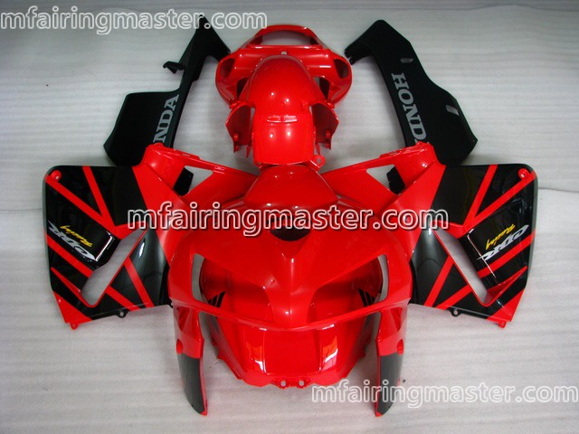 (image for) Fit for Honda CBR600RR F5 2005 2006 fairing kit injection molding Red black - Click Image to Close