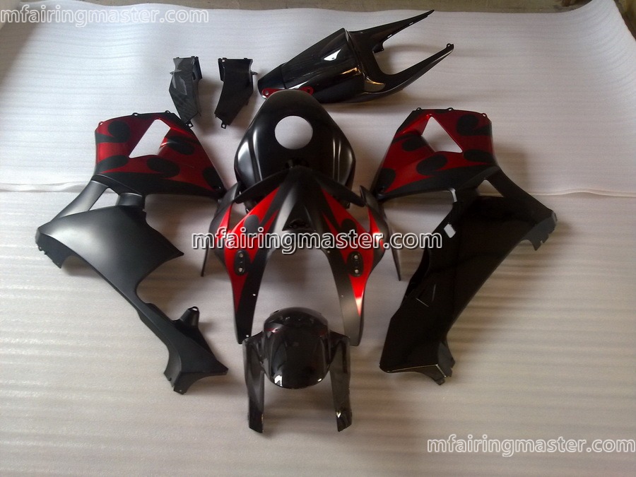 (image for) Fit for Honda CBR600RR F5 2005 2006 fairing kit injection molding Red black