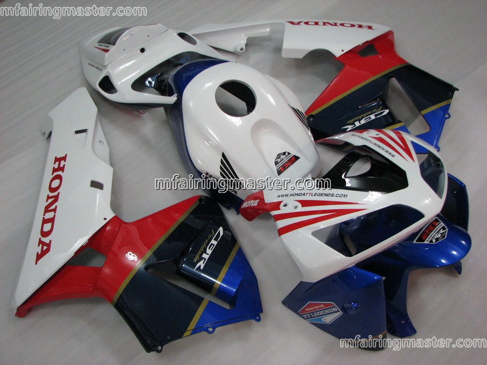 (image for) Fit for Honda CBR600RR F5 2005 2006 fairing kit injection molding Blue white