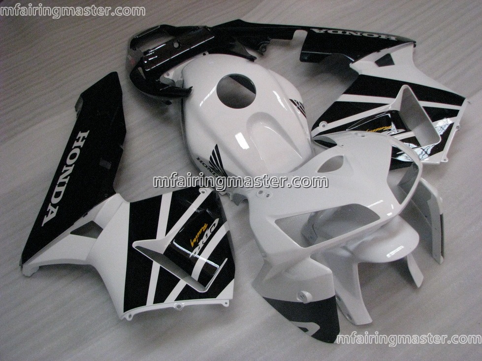 (image for) Fit for Honda CBR600RR F5 2005 2006 fairing kit injection molding Black white