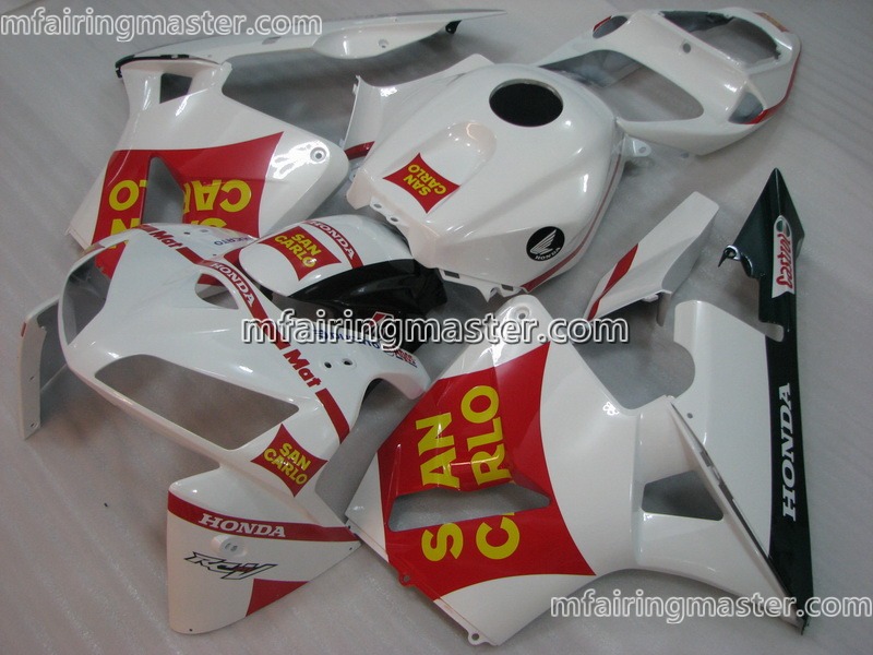 (image for) Fit for Honda CBR600RR F5 2005 2006 fairing kit injection molding San carlo white