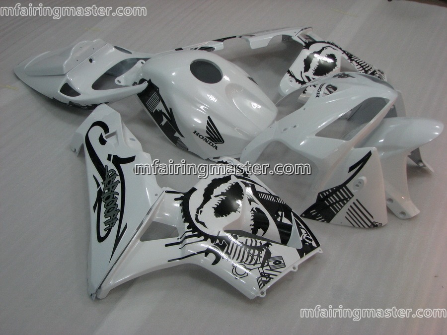 (image for) Fit for Honda CBR600RR F5 2005 2006 fairing kit injection molding White black