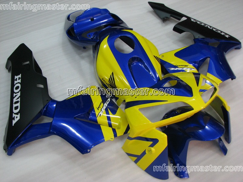 (image for) Fit for Honda CBR600RR F5 2005 2006 fairing kit injection molding Yellow blue