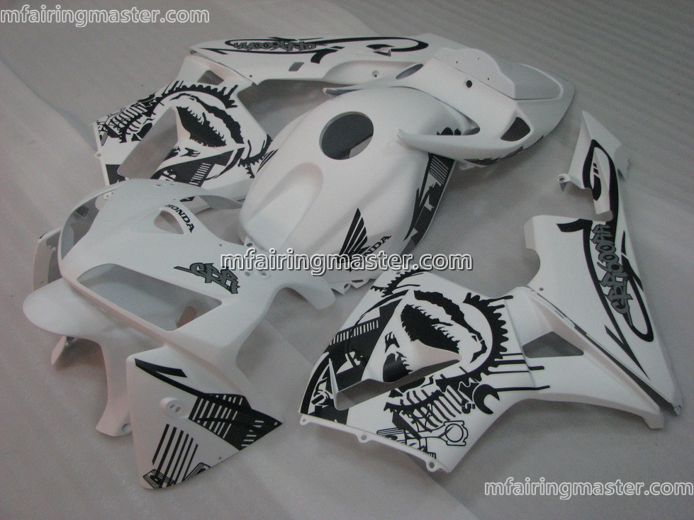 (image for) Fit for Honda CBR600RR F5 2005 2006 fairing kit injection molding White black