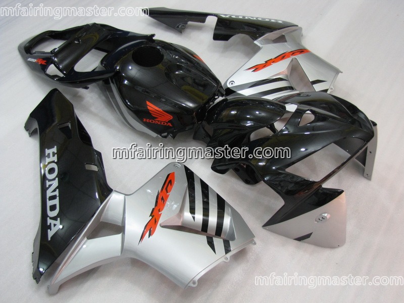 (image for) Fit for Honda CBR600RR F5 2005 2006 fairing kit injection molding Silver black