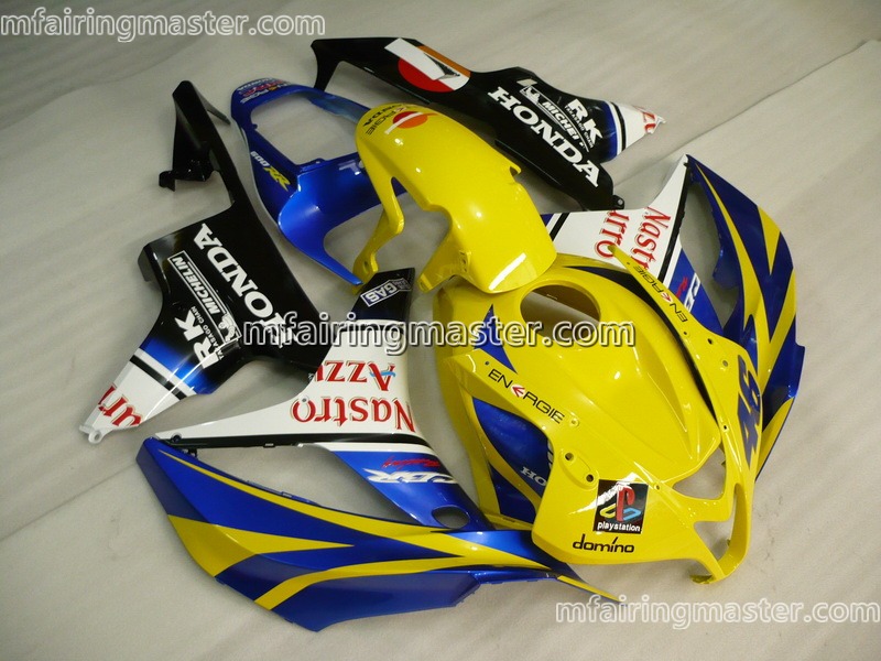 (image for) Fit for Honda CBR600RR F5 2007 2008 fairing kit injection molding 46 yellow