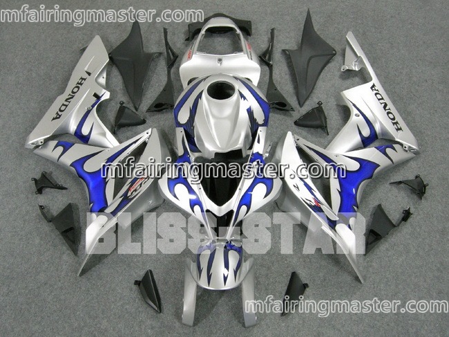 (image for) Fit for Honda CBR600RR F5 2007 2008 fairing kit injection molding Silver blue