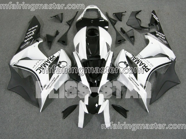 (image for) Fit for Honda CBR600RR F5 2007 2008 fairing kit injection molding Promac white black