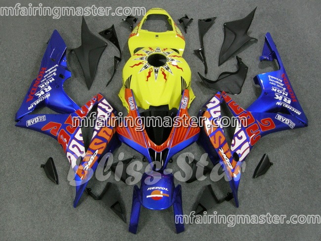 (image for) Fit for Honda CBR600RR F5 2007 2008 fairing kit injection molding Repsol blue