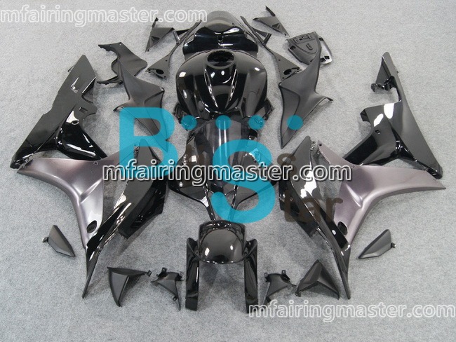 (image for) Fit for Honda CBR600RR F5 2007 2008 fairing kit injection molding Silver black