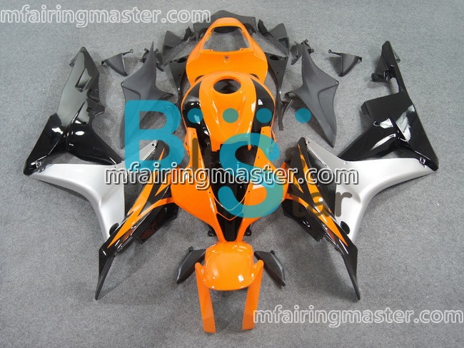 (image for) Fit for Honda CBR600RR F5 2007 2008 fairing kit injection molding Orange black