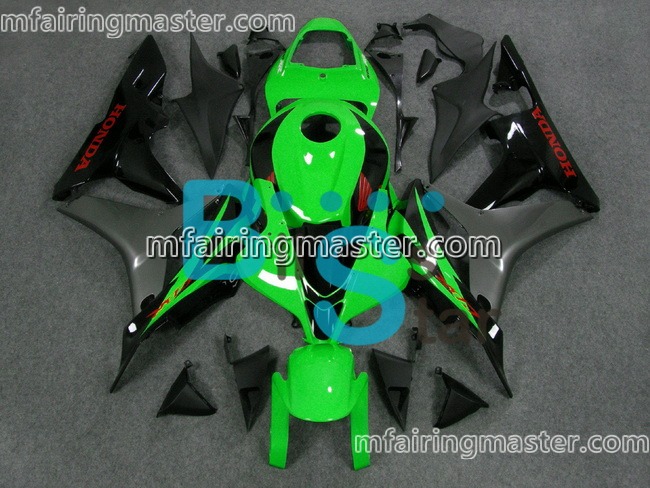 (image for) Fit for Honda CBR600RR F5 2007 2008 fairing kit injection molding Green black