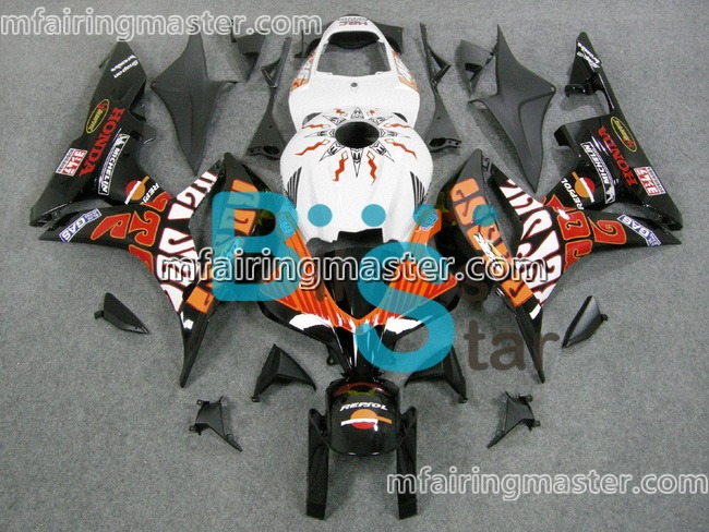 (image for) Fit for Honda CBR600RR F5 2007 2008 fairing kit injection molding Repsol white