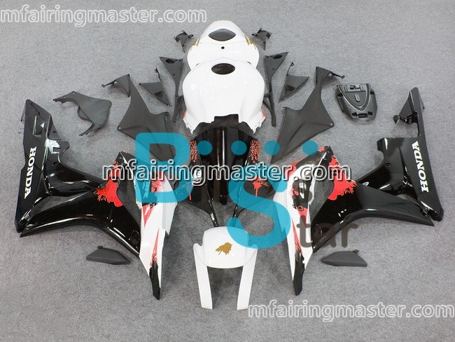 (image for) Fit for Honda CBR600RR F5 2007 2008 fairing kit injection molding White black