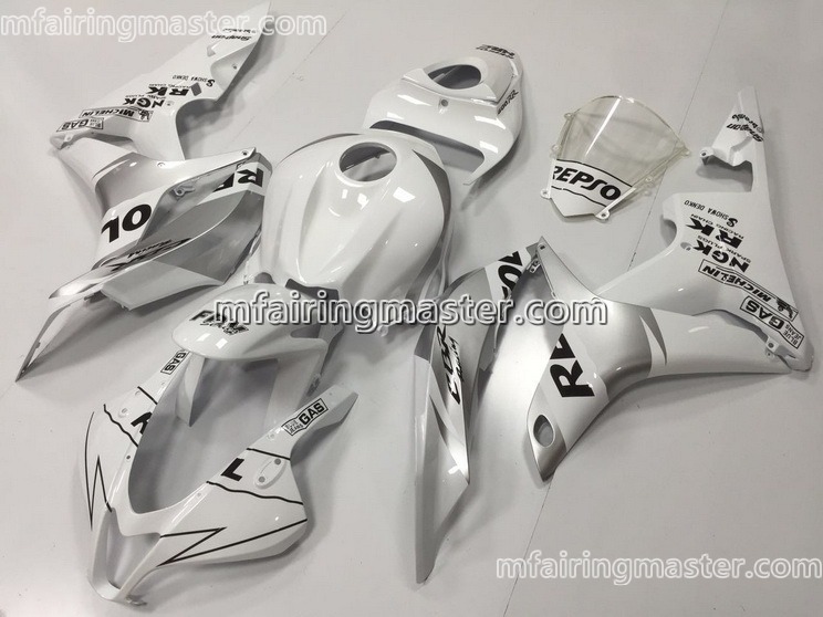 (image for) Fit for Honda CBR600RR F5 2007 2008 fairing kit injection molding Repsol white