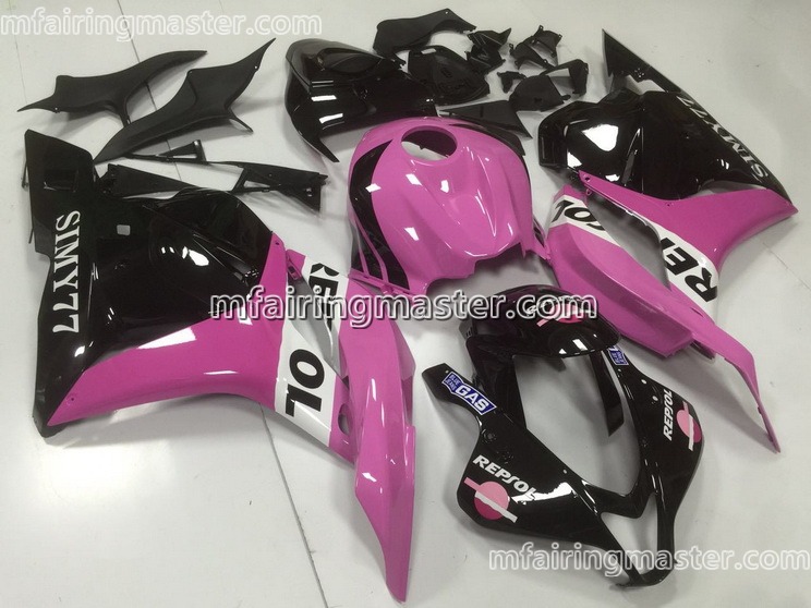 (image for) Fit for Honda CBR600RR F5 2009 2010 2011 2012 fairing kit injection molding Repsol pink