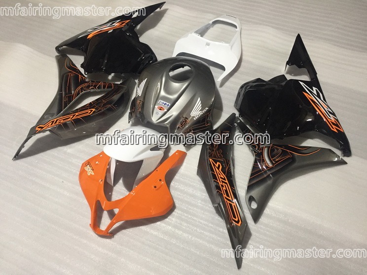 (image for) Fit for Honda CBR600RR F5 2009 2010 2011 2012 fairing kit injection molding Orange black