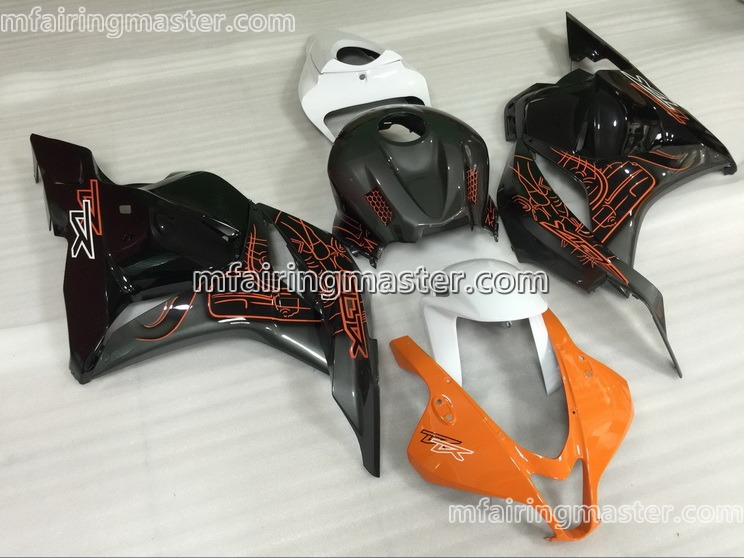 (image for) Fit for Honda CBR600RR F5 2009 2010 2011 2012 fairing kit injection molding Orange black 