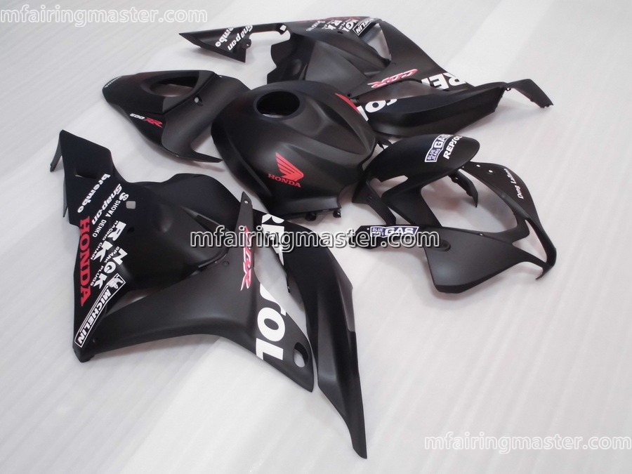 (image for) Fit for Honda CBR600RR F5 2009 2010 2011 2012 fairing kit injection molding Matte black
