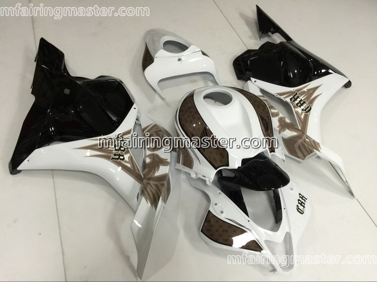 (image for) Fit for Honda CBR600RR F5 2009 2010 2011 2012 fairing kit injection molding White black
