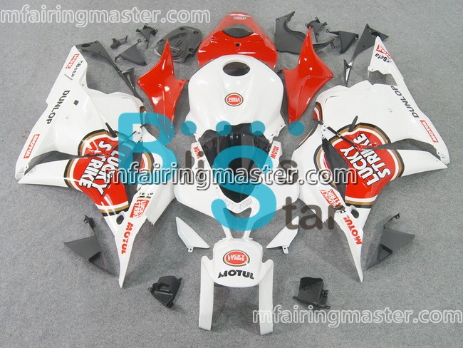 (image for) Fit for Honda CBR600RR F5 2009 2010 2011 2012 fairing kit injection molding Lucky strike white