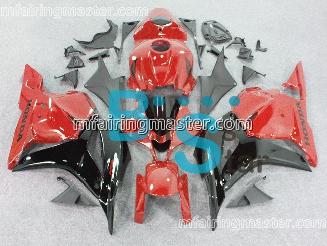 (image for) Fit for Honda CBR600RR F5 2009 2010 2011 2012 fairing kit injection molding Red black