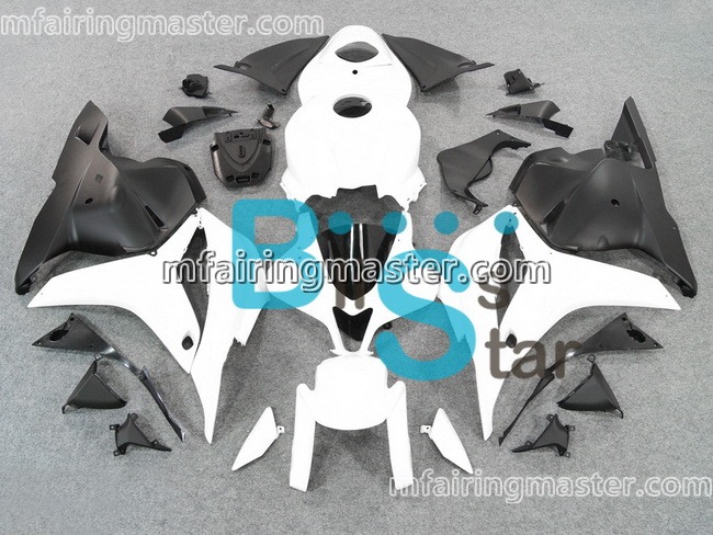 (image for) Fit for Honda CBR600RR F5 2009 2010 2011 2012 fairing kit injection molding White black