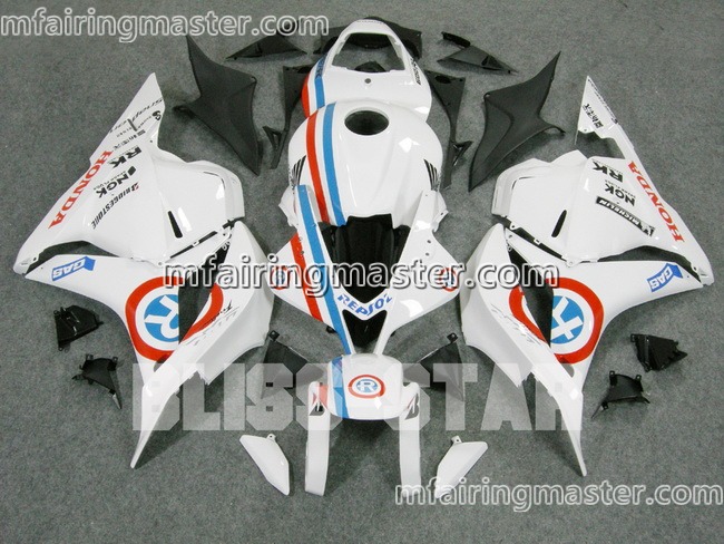 (image for) Fit for Honda CBR600RR F5 2009 2010 2011 2012 fairing kit injection molding Red blue line