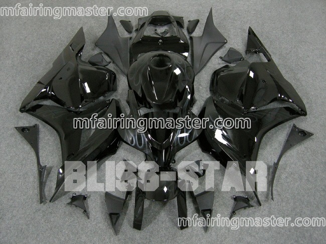 (image for) Fit for Honda CBR600RR F5 2009 2010 2011 2012 fairing kit injection molding Smoking flames black