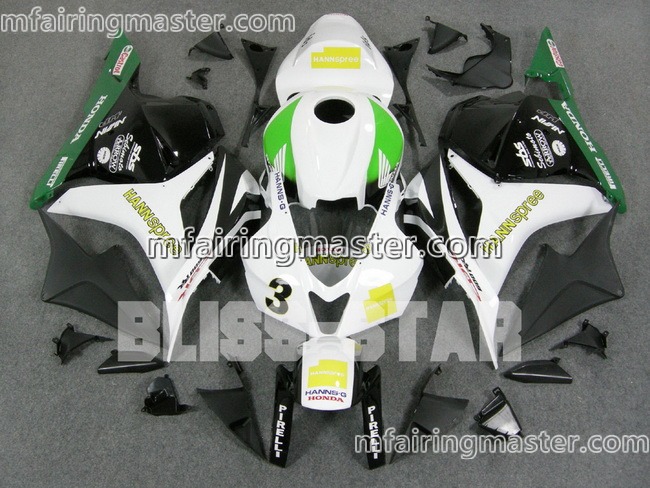 (image for) Fit for Honda CBR600RR F5 2009 2010 2011 2012 fairing kit injection molding Hannspree white