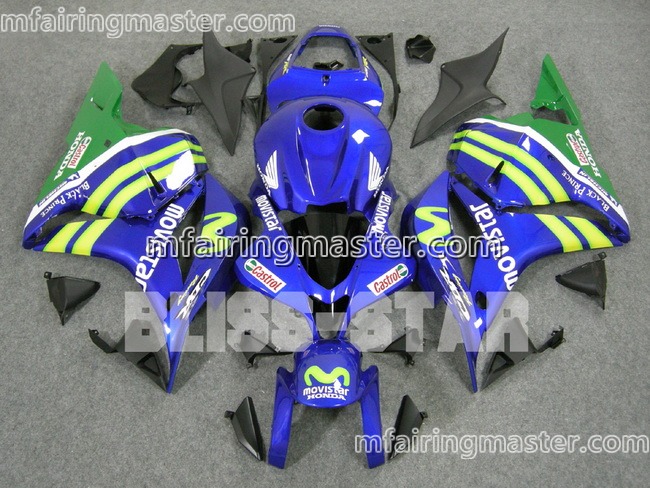 (image for) Fit for Honda CBR600RR F5 2009 2010 2011 2012 fairing kit injection molding Movistar blue