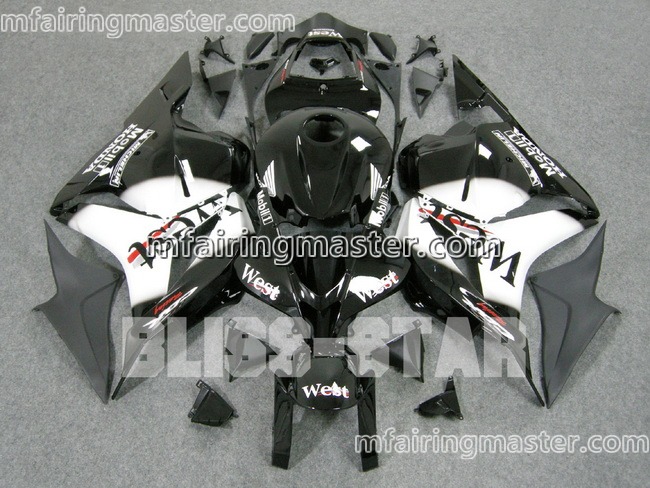 (image for) Fit for Honda CBR600RR F5 2009 2010 2011 2012 fairing kit injection molding West black white