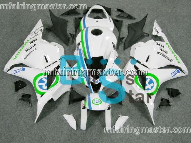 (image for) Fit for Honda CBR600RR F5 2009 2010 2011 2012 fairing kit injection molding Green blue line