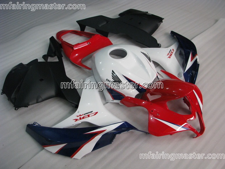 (image for) Fit for Honda CBR600RR F5 2009 2010 2011 2012 fairing kit injection molding White red