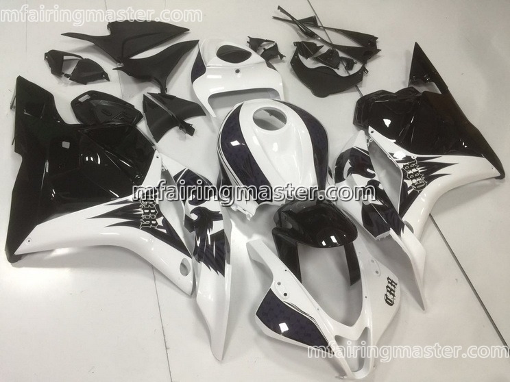 (image for) Fit for Honda CBR600RR F5 2009 2010 2011 2012 fairing kit injection molding White black