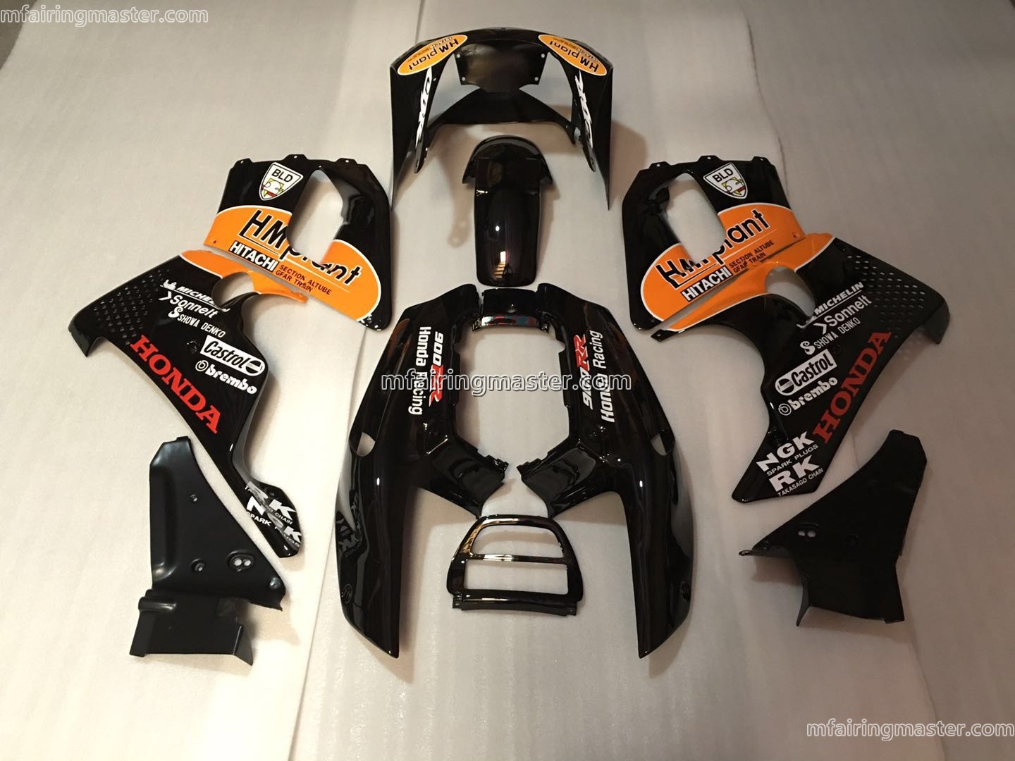 (image for) Fit for Honda CBR900RR 893 1992 1993 1994 1995 fairing kit Black