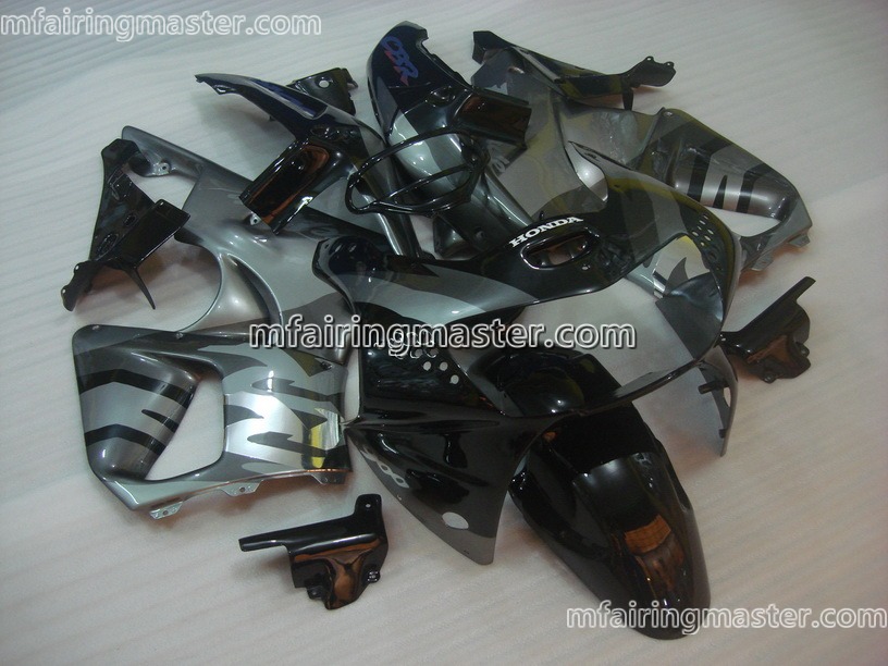 (image for) Fit for Honda CBR900RR 919 1998 1999 fairing kit Silver black