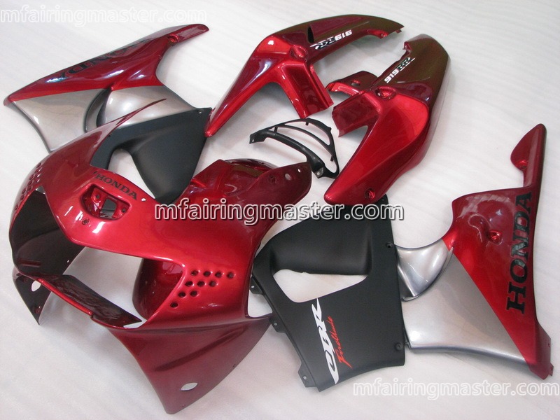 (image for) Fit for Honda CBR900RR 919 1998 1999 fairing kit Red silver black