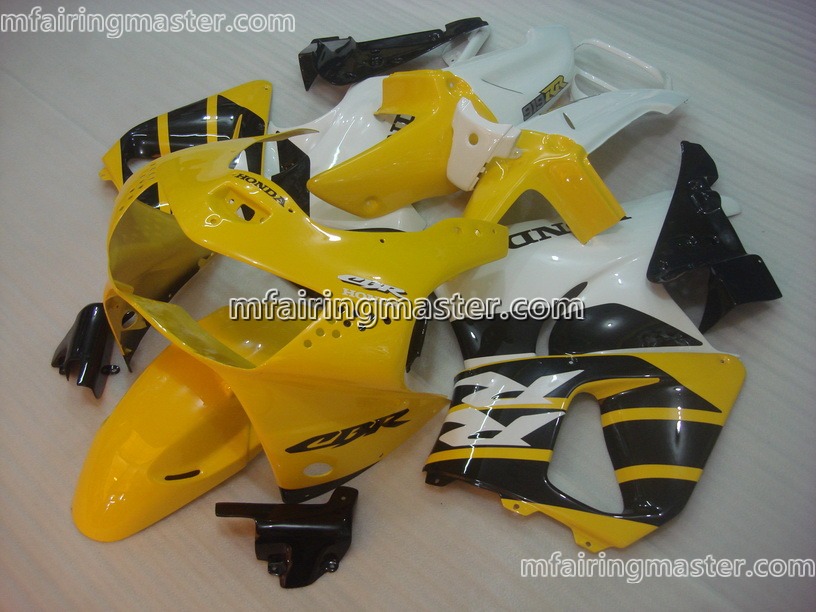 (image for) Fit for Honda CBR900RR 919 1998 1999 fairing kit Yellow white