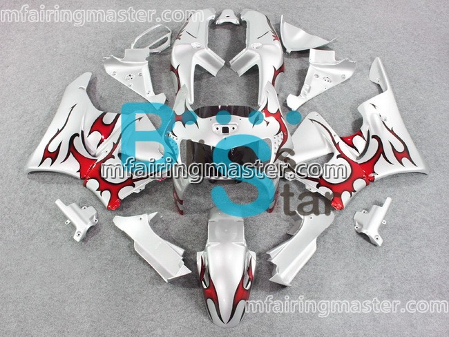 (image for) Fit for Honda CBR900RR 919 1998 1999 fairing kit Silver red