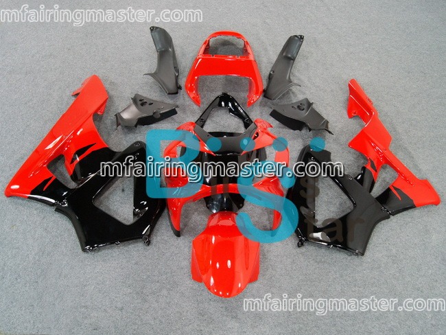 (image for) Fit for Honda CBR900RR 929 2000 2001 fairing kit injection molding Red black