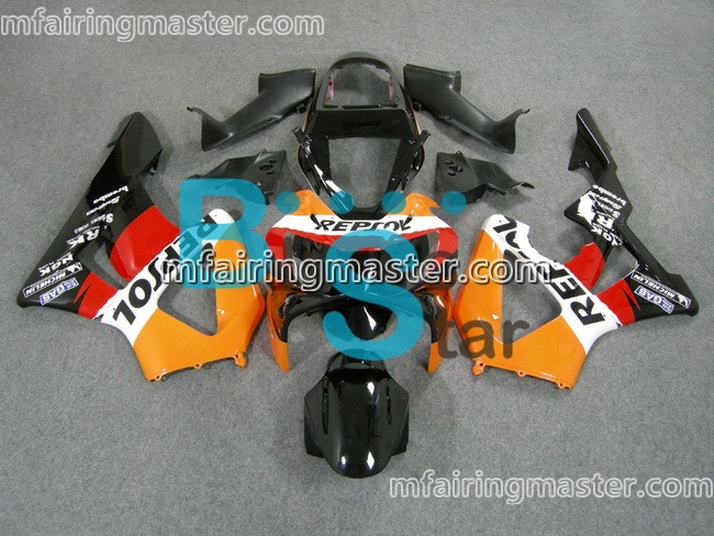 (image for) Fit for Honda CBR900RR 929 2000 2001 fairing kit injection molding Repsol black