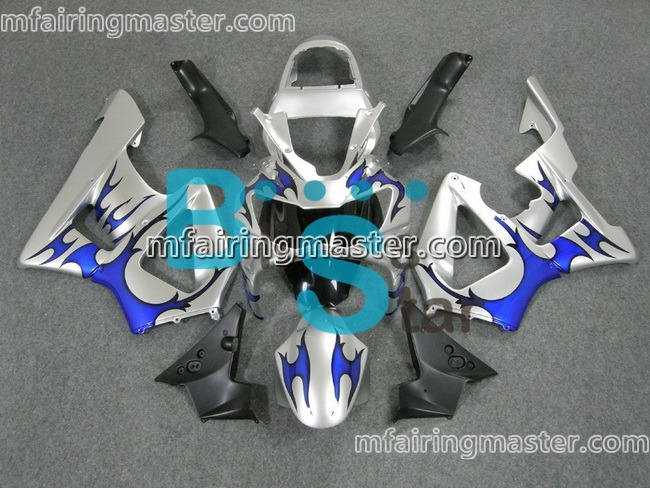 (image for) Fit for Honda CBR900RR 929 2000 2001 fairing kit injection molding Silver blue