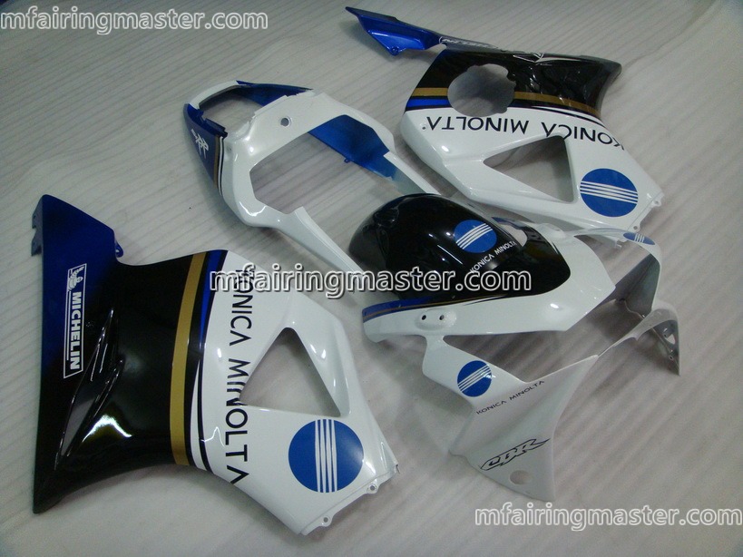 (image for) Fit for Honda CBR900RR 954 2002 2003 fairing kit injection molding Konica minolta white
