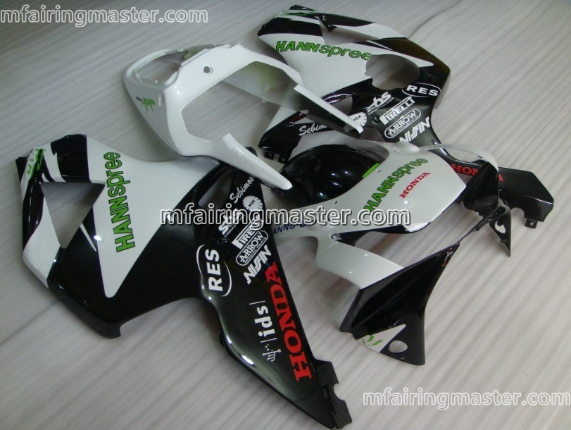 (image for) Fit for Honda CBR900RR 954 2002 2003 fairing kit injection molding Hannspree white black